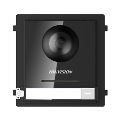 Modul Master conectare 2 fire, camera video 2MP fisheye si un buton apel - HIKVISION - 1