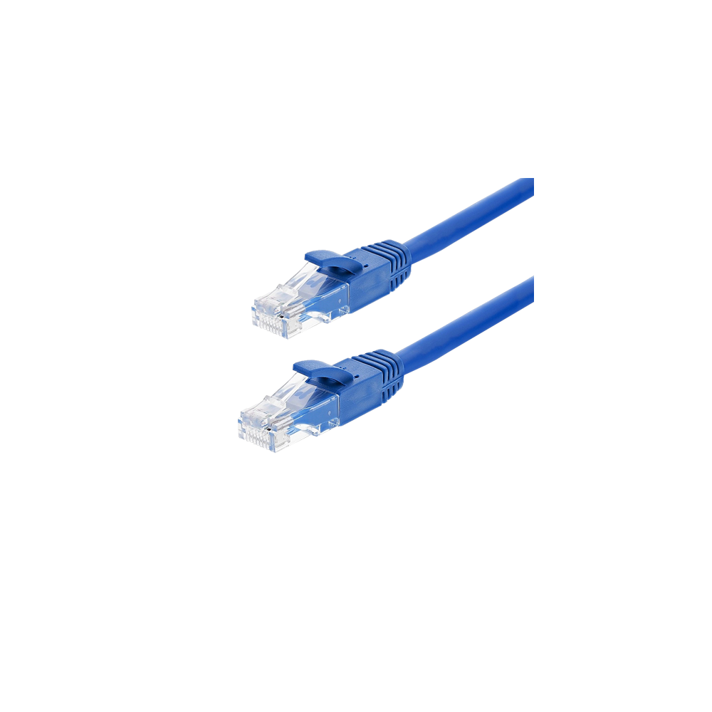 Patch cord Gigabit UTP cat6, LSZH, 3.0m, albastru - ASYTECH Networking - 1