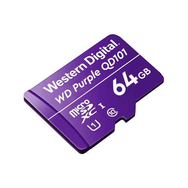 Card MicroSD 64GB, seria Purple Ultra Endurance - Western Digital - 1