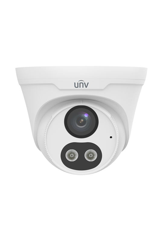 Camera IP ColorHunter Dual-Light, 8MP, lentila 2.8mm, IR 30m, WL 30m, Audio bidirectional - UNV IPC3618LE-ADF28KC-DL
