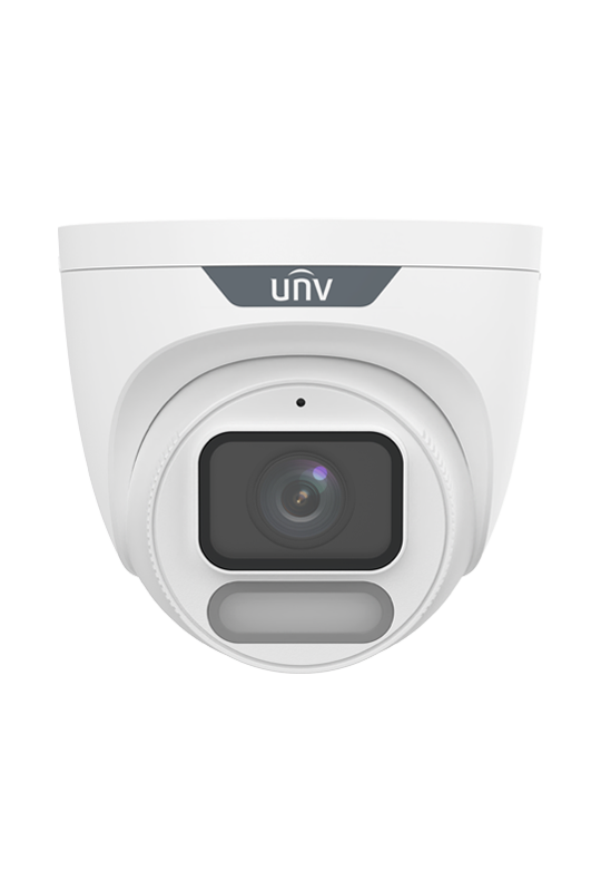 Camera IP Wise-ISP, ColorHunter, 8MP, lentila 2.8mm, WL 30M, Mic, PoE, color 24/7 - UNV IPC3628LE-ADF28K-WP