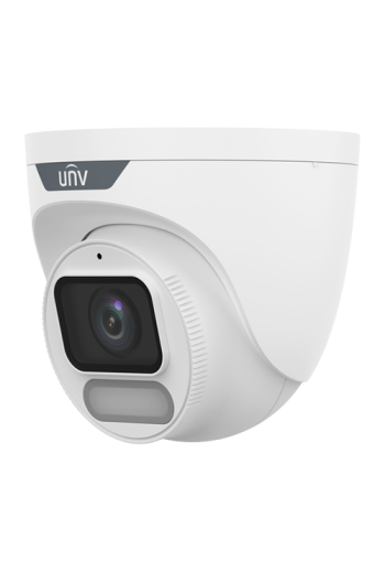 Camera IP Wise-ISP, ColorHunter, 8MP, lentila 2.8mm, WL 30M, Mic, PoE, color 24/7 - UNV IPC3628LE-ADF28K-WP