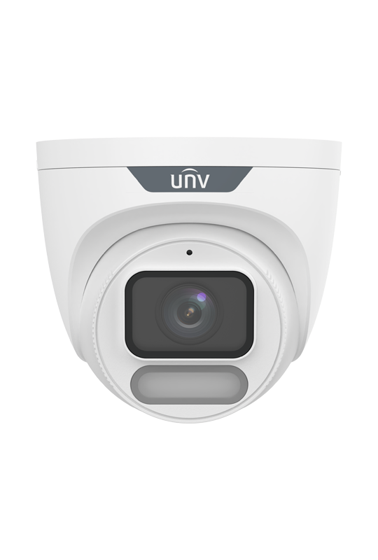 Camera IP Wise-ISP, ColorHunter, 8MP, lentila 4.0mm, WL 30M, Mic, PoE, color 24/7 - UNV IPC3628LE-ADF40K-WP