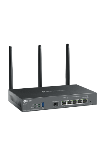 Router VPN, Wi-Fi 6, AX3000, 1 x SFP Gigabit, 5 x RJ45 Gigabit, 1 x USB - TP-Link Omada ER706W