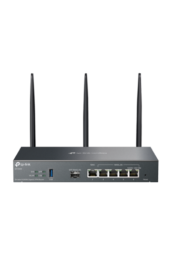 Router VPN, Wi-Fi 6, AX3000, 1 x SFP Gigabit, 5 x RJ45 Gigabit, 1 x USB - TP-Link Omada ER706W