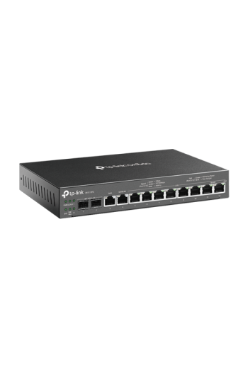 Router 3-in-1 VPN, Switch PoE, Controller, 2 x SFP 1G, 10 x RJ45 1G, Multi-WAN - TP-Link Omada ER7212PC