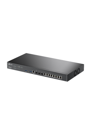 Router VPN, 2 x SFP+ 10G, 1 x SFP Gigabit, 8 x RJ45 Gigabit, 2 x USB, 1U - TP-Link Omada ER8411