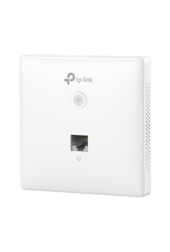 Access Point Wi-Fi 4, 2.4 GHz, 300 Mbps, 2 x 1.8 dBi, 2 x RJ45 10/100 Mbps, PoE - TP-Link Omada EAP115-Wall