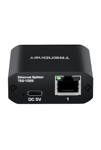 Splitter RJ45 Gigabit 1 IN, 2 OUT, USB-C - TRENDnet TEG-102S