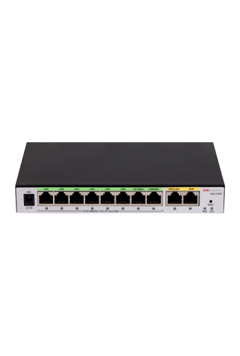 Router All in One, 2 x RJ45 Gigabit, 8 x RJ45 PoE Gigabit, Behavior Management - HIKVISION DS-3WG210GP-SI