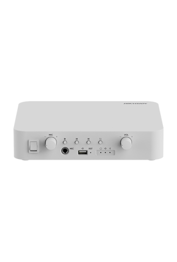 Amplificator IP 1 zona, 40W, Alarma, USB, Bluetooth - HIKVISION DS-QAE1A40G1-VB