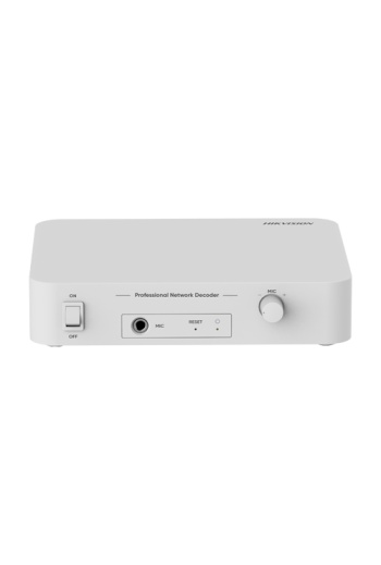 Audio decodor IP, 6W, Mic, Alarma - HIKVISION DS-QAE1DG1