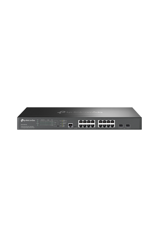 Switch L2+, 8 x RJ45 2.5G PoE, 8 x RJ45 2.5G, 2 x SFP+ 10G, Management, 1U - TP-Link Omada SG3218XP-M2