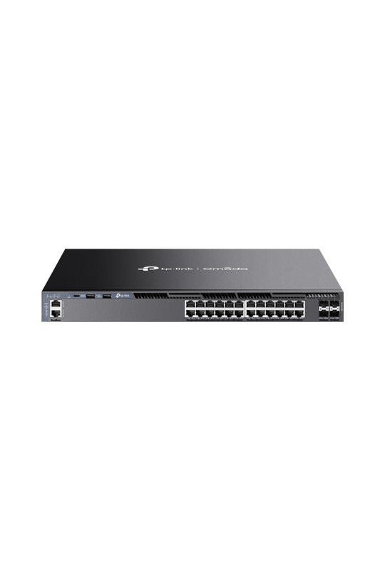 Switch L3, 24 x RJ45 1G, 4 x SFP+ 10G, 2 x USB, 2 x surse, Management, 1U - TP-Link Omada SG6428X