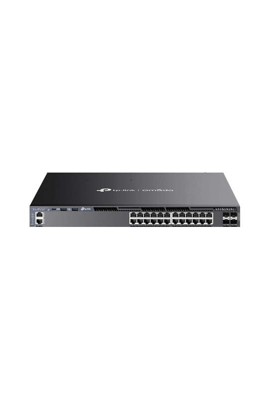 Switch L3, 24 x RJ45 1G PoE, 4 x SFP+ 10G, 2 x surse, Management, 1U - TP-Link Omada SG6428XHP
