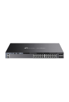 Switch L3, 24 x RJ45 1G PoE, 4 x SFP+ 10G, 2 x surse, Management, 1U - TP-Link Omada SG6428XHP