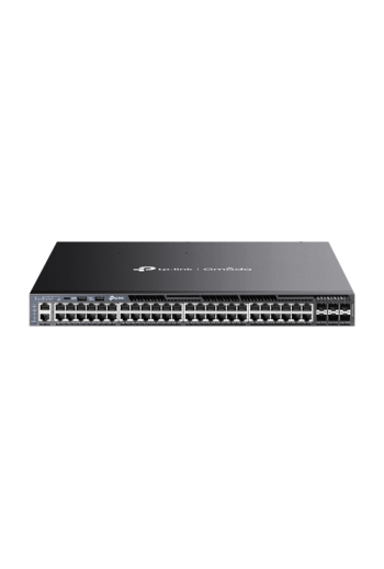 Switch L3, 48 x RJ45 1G PoE, 6 x SFP+ 10G, 2 x surse, Management, 1U - TP-Link Omada SG6654XHP