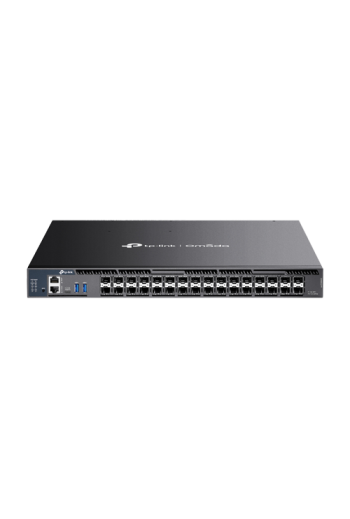 Switch L3, 26 x SFP+ 10G, 6 x SFP28 25G, 2 x surse, Management, 1U - TP-Link Omada SX6632YF