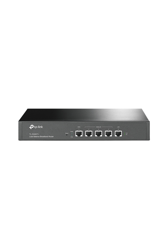 Router 5 porturi RJ45 Gigabit, Load Balancing, 1U - TP-Link Omada TL-R480T+