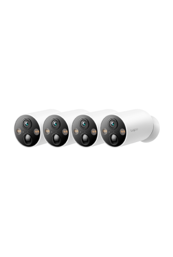 Kit 4 x Camera IP Smart Wi-Fi, 4MP, Baterie reincarcabila, Audio bidirectional, Alarma - TP-Link Tapo TapoC425(4-pack)