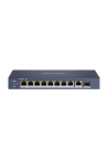 Switch 8 porturi Hi-PoE, 1 x RJ45 Gigabit Uplink, 1 x SFP Gigabit - HIKVISION DS-3E0510HP-E