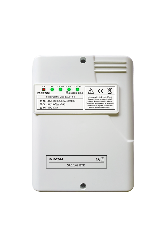 Sursa de alimentare in comutatie cu back-up SAC.142.BTR - ELECTRA SAC.142.BTR