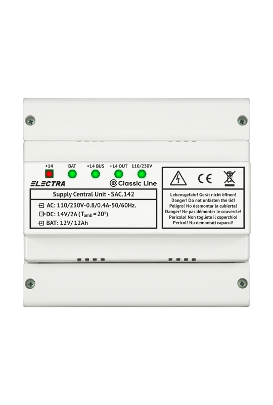 Sursa de alimentare in comutatie cu back-up SAC 142 - ELECTRA SAC.142