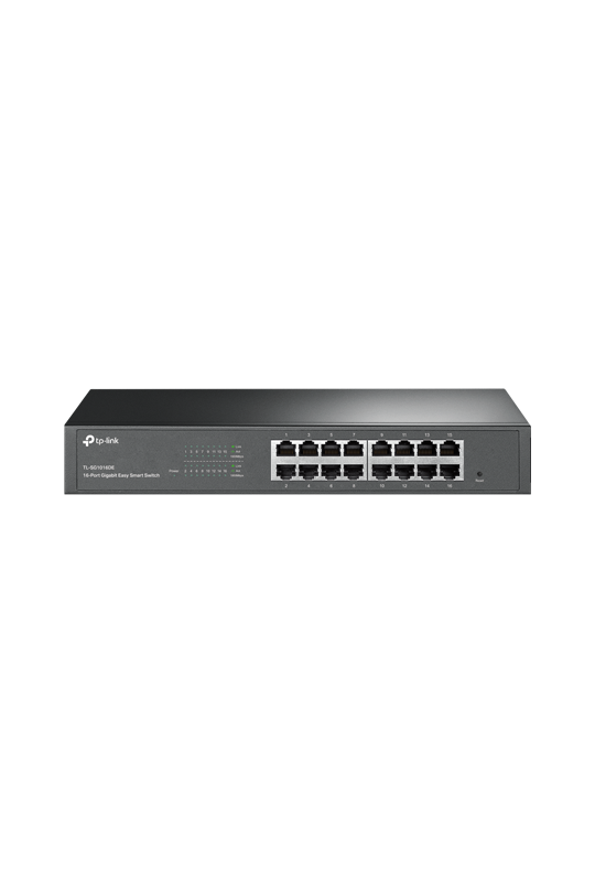 Switch 16 x RJ45 Gigabit, Easy Managed, 1U - TP-Link TL-SG1016DE