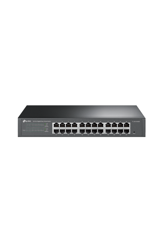 Switch 24 x RJ45 Gigabit, Easy Managed, 1U - TP-Link TL-SG1024DE