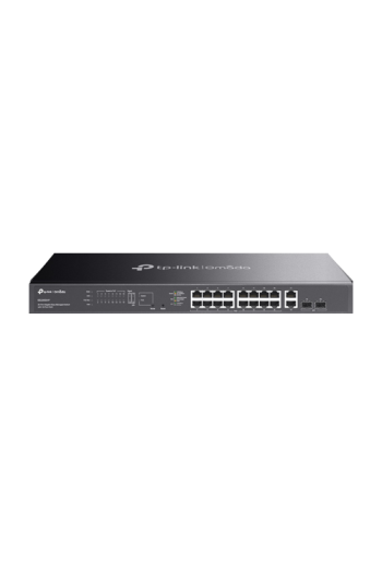 Switch 16 x RJ45 1G PoE, 2 x SFP 1G, 2 x RJ45 1G, Easy Managed, 1U - TP-Link Omada ES220GMP