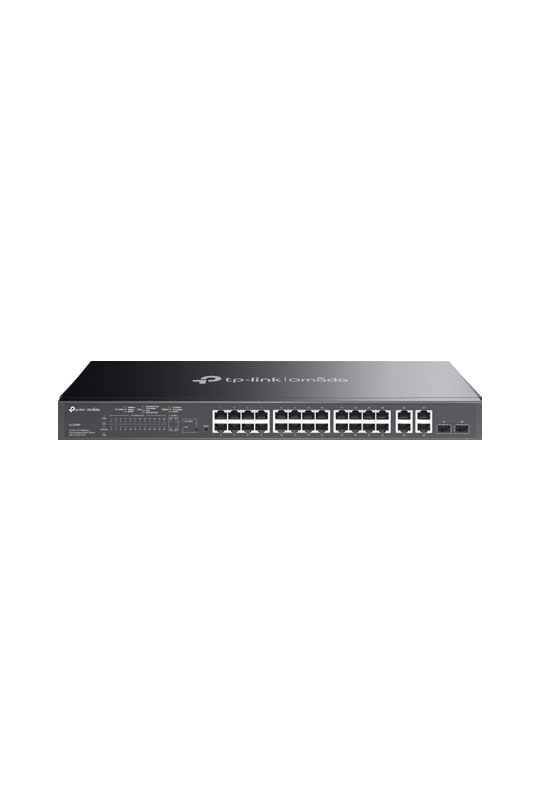 Switch L2+, 24 x RJ45 10/100 Mbps PoE, 2 x RJ45 1G, 2 x combo SFP/RJ45 1G, Management - TP-Link Omada SL2428P