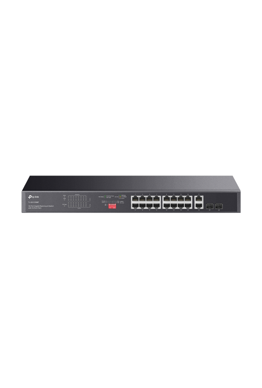 Switch 16 x RJ45 1G PoE, 2 x RJ45 1G, 2 x combo SFP + RJ45 1G, Unmanaged - TP-Link TL-SG1218MP