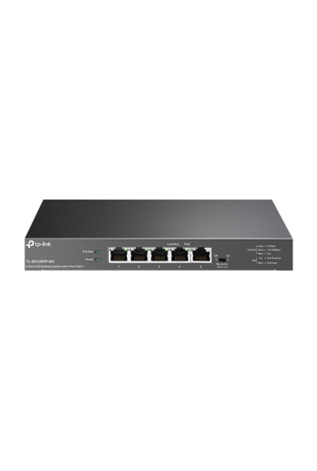 Switch 4 x RJ45 2.5G PoE, 1 x RJ45 2.5G, Unmanaged - TP-Link TL-SG105PP-M2