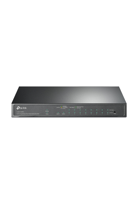Switch 8 x RJ45 1G PoE, 1 x RJ45 1G, 1 x combo SFP + RJ45 1G, Managed - TP-Link TL-SG1210MPE