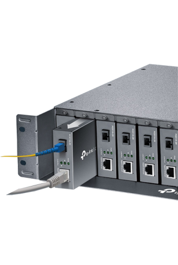 Suport rackabil pentru convertoare media TP-Link TL-FC1420, 14 sloturi - TP-Link FC1420