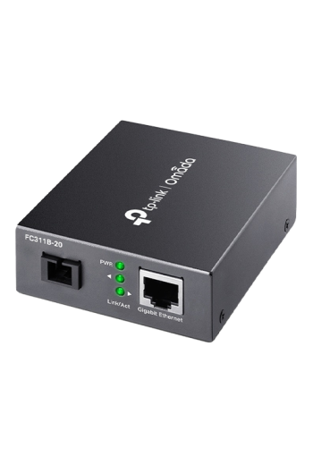 Media Convertor Gigabit WDM, SC, single-mode, 20 Km, TX 1310nm / RX 1550nm  - TP-Link Omada FC311B-20