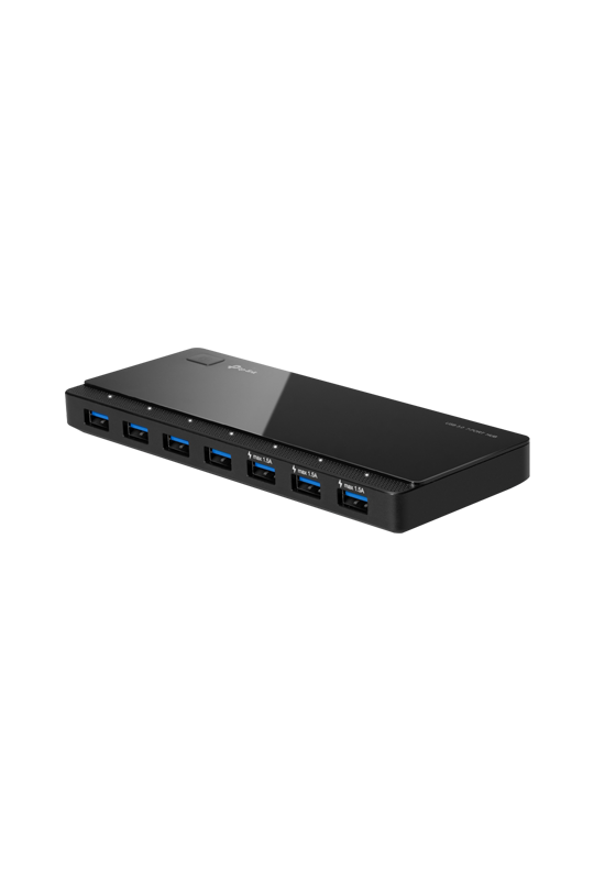 Hub USB UH700, 7 porturi USB 3.0, 1 port Micro-USB, adaptor DC - TP-Link UH700