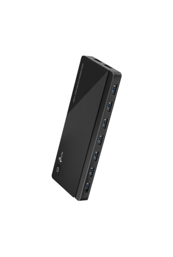 Hub USB UH720, 7 x USB 3.0, 2 x USB PD, 1 port Micro-USB, adaptor DC - TP-Link UH720