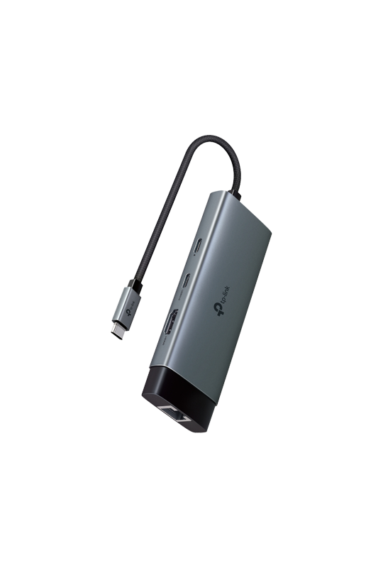 Hub USB-C 6-in-1, 1 x USB-C PD 100W, 1 x USB-C, 2 x USB-A, 1 x HDMI 4K@60Hz, 1 x RJ45 1G - TP-Link UH6120C