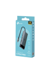 Hub USB-C 6-in-1, 1 x USB-C PD 100W, 1 x USB-C, 2 x USB-A, 1 x HDMI 4K@60Hz, 1 x RJ45 1G - TP-Link UH6120C