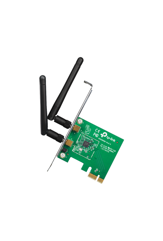 Placa de retea Wi-Fi 4, 2.4 Ghz, 300Mbps, 2dBi, PCI Express - TP-LINK TL-WN881ND