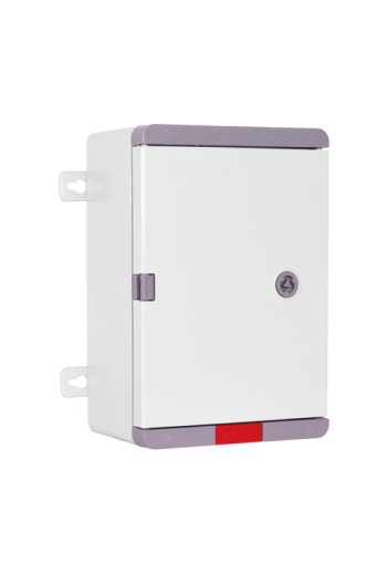 Cutie distributie IP67 din ABS gri, usa mata, placa metalica, 200x300x130 mm PD203013