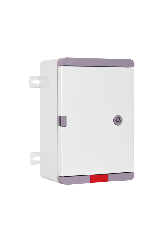 Cutie distributie IP67 din ABS gri, usa mata, placa metalica, 200x300x130 mm PD203013