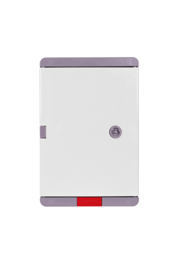 Cutie distributie IP67 din ABS gri, usa mata, placa metalica, 200x300x130 mm PD203013