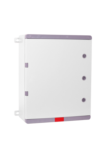 Cutie distributie IP67 din ABS gri, usa mata, placa metalica, 400x500x180 mm PD405018