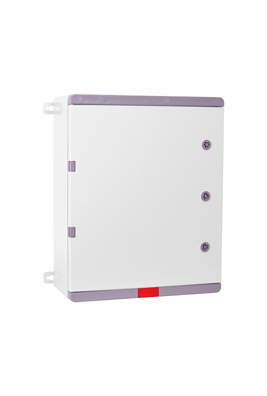 Cutie distributie IP67 din ABS gri, usa mata, placa metalica, 400x500x180 mm PD405018