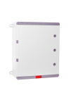 Cutie distributie IP67 din ABS gri, usa mata, placa metalica, 400x500x180 mm PD405018