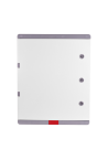Cutie distributie IP67 din ABS gri, usa mata, placa metalica, 400x500x180 mm PD405018