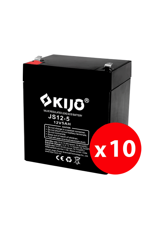 Cutie 10 acumulatori JS12-5 - KIJO JS12-5-BAX