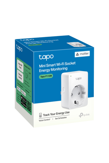 Priza smart Wi-Fi, Monitorizare consum energie - TP-Link Tapo TapoP110M